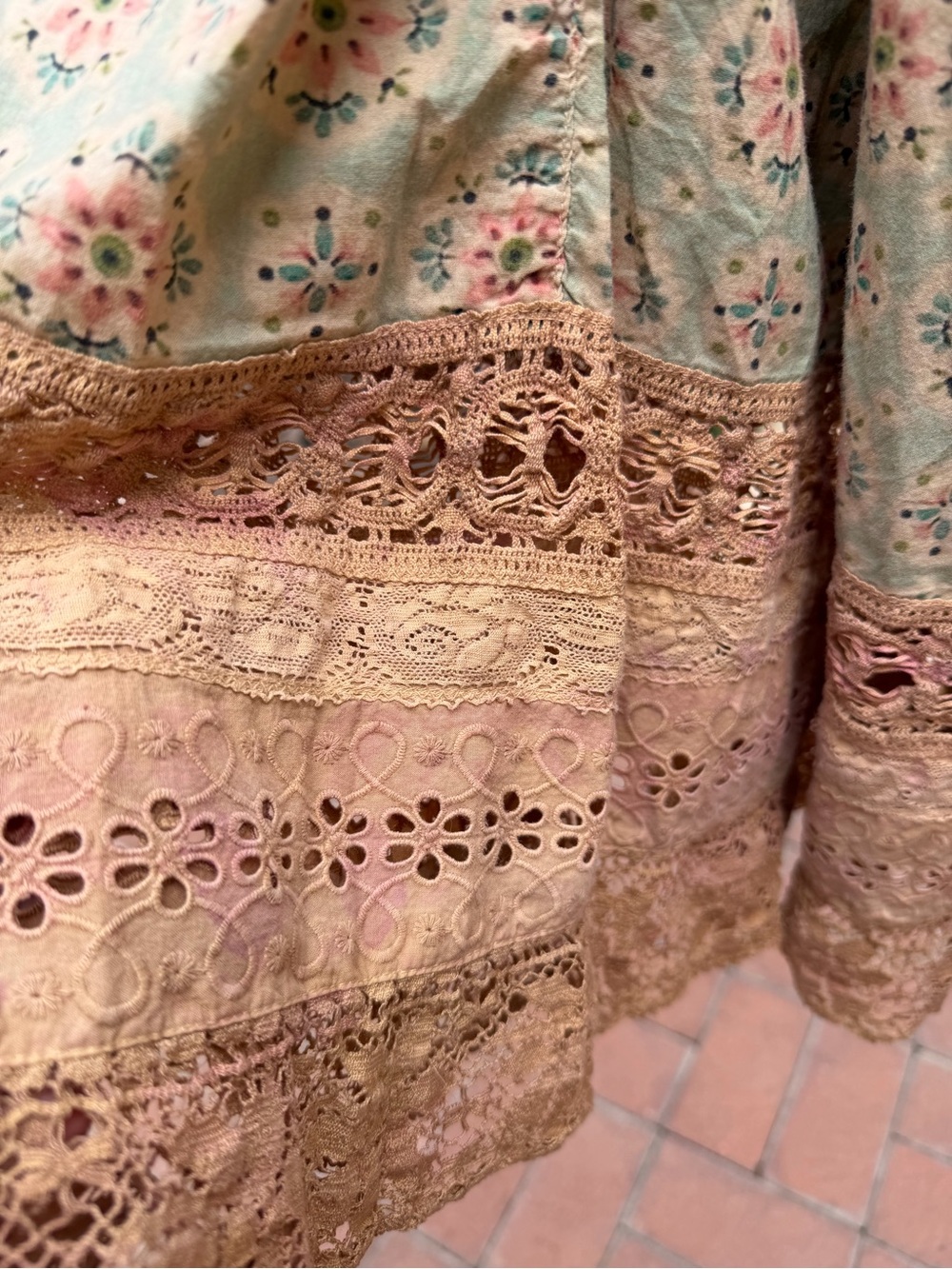 Super soft magnolia pearl cotton skirt - Picture 2 of 7